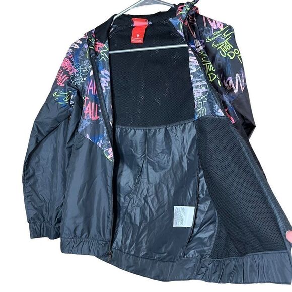 Nike Sportswear Allover Print Windrunner Jacket Girls Size Large‎ - Picture 6 of 11